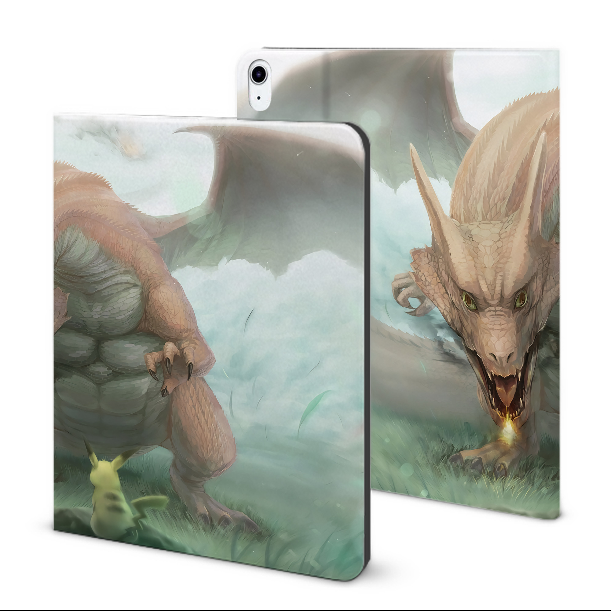 （画像用） ポケットモンスター Pokémon IPad ケース ブック型 PUレザー TPU 耐衝撃 軽量 薄型 ペン収納なし 全面保護 IPad 各モデル対応